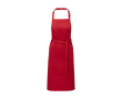 Tablier en coton et polyester avec sangle réglable 240 g/m² couleur rouge