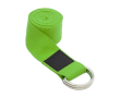 Sangle écologique en polyester recyclé avec housse de yoga couleur vert