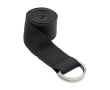 Sangle écologique en polyester recyclé avec housse de yoga couleur noir