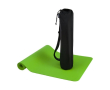 Tapis de yoga antidérapant de 6 mm en plastique recyclé couleur vert
