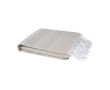 Serviette en coton de hammam légère et absorbante 150 g/m² couleur beige