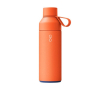 Thermos en acier et plastique marin avec verre bouchon 500ml couleur orange