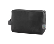 Trousse en coton Fairtrade noir à anse latérale 220 g/m² couleur noir