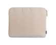 Housse pour PC 14'' en coton recyclé avec fermeture éclair couleur naturel