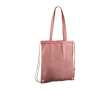 Sac ficelle et à dos 2-en-1 en coton Fairtrade 140g/m² couleur rouge