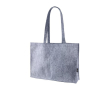 Sac en feutre certifié RPET à anses longues 180g/m² couleur gris