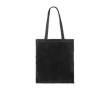 Sac en velours à anses longues assorties 280g/m² couleur noir