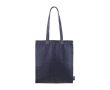 Sac en denim et coton recyclé à anses longues 250g/m² couleur bleu jean