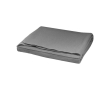 Plaid fin en polyester recyclé personnalisable 180g/m² couleur gris