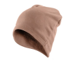 Bonnet d'hiver personnalisable en polyester doux 280g/m² couleur marron clair
