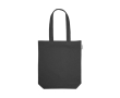 Sac avec coton recyclé, plusieurs coloris offerts 220 g/m² couleur noir
