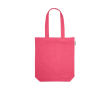 Sac avec coton recyclé, plusieurs coloris offerts 220 g/m² couleur rose