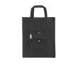 Sac en coton pliable avec housse intégrée 140 g/m² couleur noir