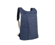 Sac à dos en denim, poches frontales et bretelles 300 g/m² couleur bleu
