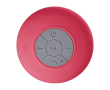 Enceinte multifonction en plastique caoutchouté coloré couleur rouge