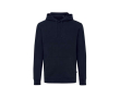 Sweat en coton biologique et recyclé 340g/m2 Iqoniq Jasper couleur bleu marine