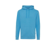 Sweat en coton biologique et recyclé 340g/m2 Iqoniq Jasper couleur cyan
