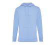 Sweat en coton biologique et recyclé 340g/m2 Iqoniq Jasper couleur bleu pastel