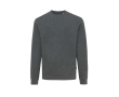 Sweat chiné en coton biologique 340 g/m2 Iqoniq Denali couleur gris chiné