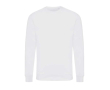 Sweat col rond en coton écologique 340 g/m2 Iqoniq Zion couleur blanc