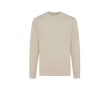 Sweat col rond en coton écologique 340 g/m2 Iqoniq Zion couleur ivoire