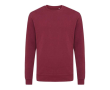 Sweat col rond en coton écologique 340 g/m2 Iqoniq Zion couleur bordeaux