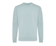 Sweat col rond en coton écologique 340 g/m2 Iqoniq Zion couleur vert pastel