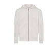 Sweat zippé en coton écologique 340 g/m2 Iqoniq Abisco couleur naturel