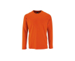 T-shirt à manches longues 100% coton 190 g/m2 SOL'S Imperial couleur orange