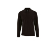 Polo manches longues homme 100% coton 180 g/m2 SOL'S Perfect couleur noir