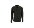 Polo manches longues homme 100% coton 180 g/m2 SOL'S Perfect couleur gris foncé