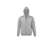 Veste zippée homme en coton et polyester 280g/m2 SOL'S Spike couleur gris clair