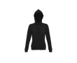 Veste zippée en coton et polyester 280 g/m2 SOL'S Spike couleur noir