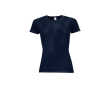 T-shirt de sport personnalisé pour femme couleur bleu marine