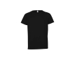 T-shirt imprimé avec logo pour enfant couleur noir