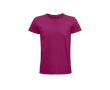 T-shirts durables avec logo à offrir couleur fuchsia