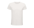 T-shirts durables avec logo à offrir couleur blanc cassé