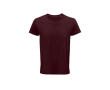 T-shirt éco pour cadeaux d'entreprise couleur bordeaux