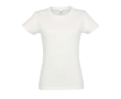 T-shirt femme personnalisé pour marque couleur blanc cassé