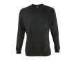 Sweat-shirt informel pour floqué le logo couleur marron foncé