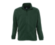 Vestes polaires personnalisables avec logo couleur vert foncé