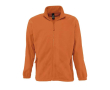 Vestes polaires personnalisables avec logo couleur orange