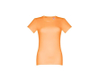 T-shirt blanc classique à col rond 190 g/m2 couleur corail