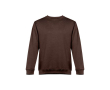 Sweat-shirt en coton et polyester 300 g/m2 couleur marron foncé