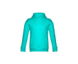 Sweat à capuche pour enfant personnalisé couleur vert transparent