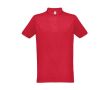 Polo logoté pour entreprise 200 g/m2 couleur rouge