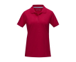 Polo piqué en coton bio GOTS femme 180 g/m2 Elevate NXT couleur rouge