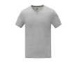 T-shirt col en V homme en coton 160 g/m2 Elevate Life couleur gris