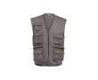 Gilet polyester/coton, poches multiples 200 g/m2 THC PIXEL couleur gris