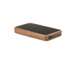 Chargeur sans fil rectangulaire en bois d'acacia 15W couleur noir